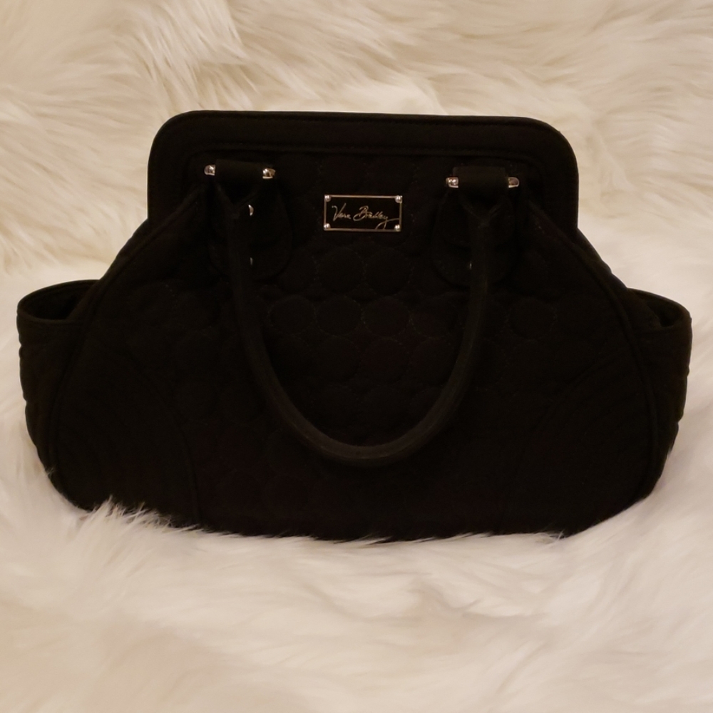 Vera Bradley black tote bag